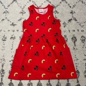 Hanna Andersson Disney Mickey Mouse dress 4T